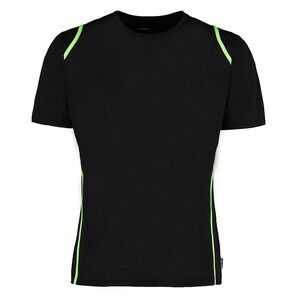 Gamegear® Cooltex® Short Sleeved T-Shirt / Mens Sportswear / Black/Flourescent L